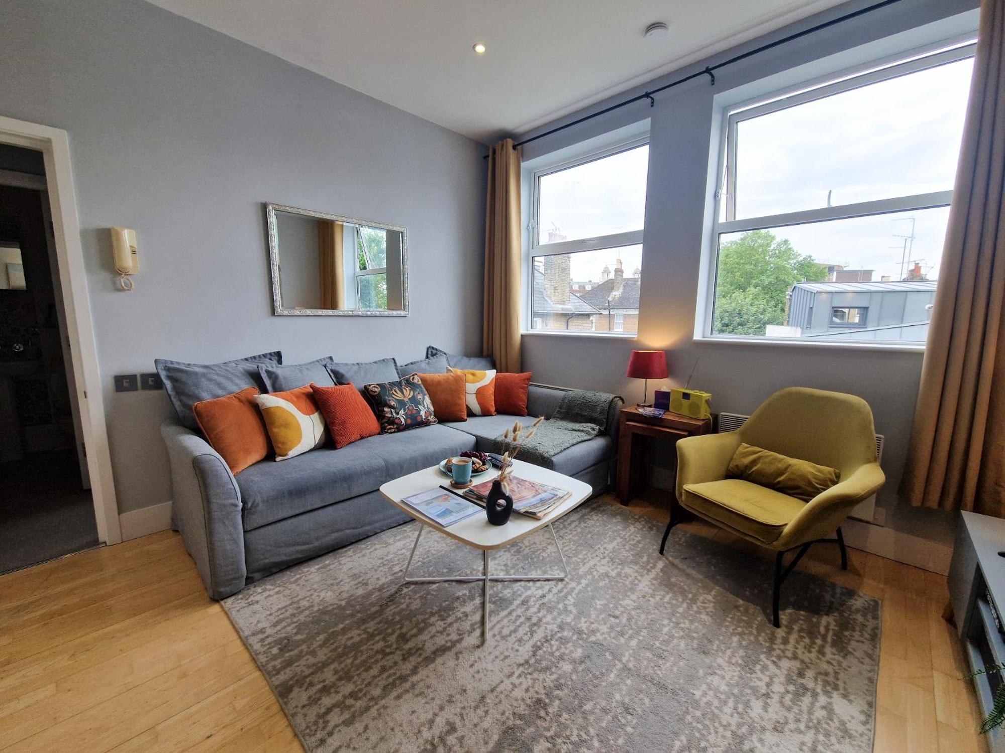 1-Bed Apartment, Close To Kensington Olympia With Free Wi-Fi & Netflix Londýn Pokoj fotografie